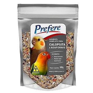 Mix de Sementes Para Calopsita e Agapornis Prefere 500 g