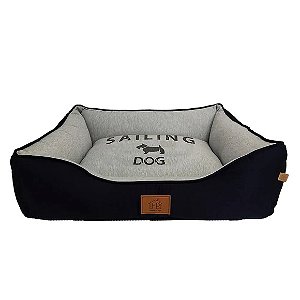 Cama London Azul Marinho Fábrica Pet GG