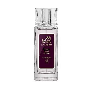 Colônia Pet Society Super Premium Lovely Cães e Gatos 50 ml
