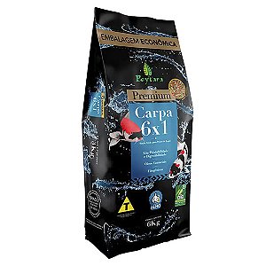 Ração para Carpa 6x1 Poytara 6 kg