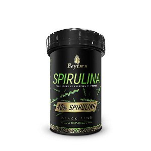 Ração Spirulina 40% Black Line Poytara 45 g