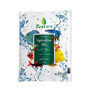 Ração Spirulina 20% Poytara 15 g