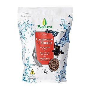 Ração Carnívoros de Fundo Poytara 1 kg
