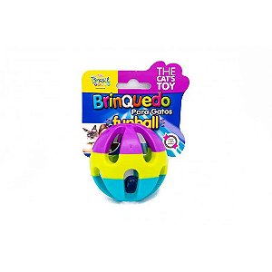 Brinquedo Para Gatos Funball Com Guizo The Pets Único