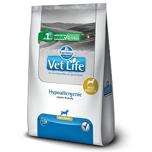 Ração Vet Life Natural Mini Canine Hypoallergenic 10,1kg