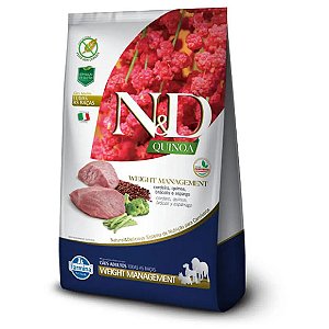 Ração N&D Quinoa Cães Adultos Weight Cordeiro 2,5kg