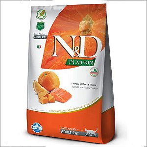 Ração N&D Pumpkin Gatos Adultos Salmão e Laranja 1,5 kg