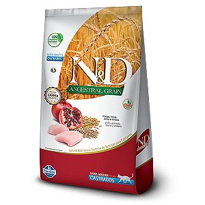 Ração N&D Ancestral Grain Gatos Adultos Castrados 400 g