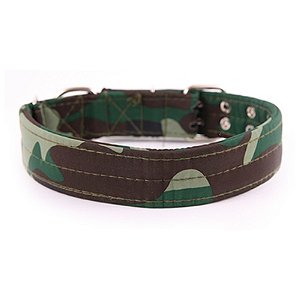 Coleira Nylon Army Camuflada GG