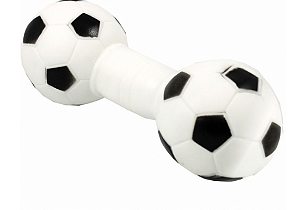 Brinq Vinil Halteres Bola De Futebol