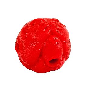 Bolinha Recheável Macaquinho Vermelha Pet Games G