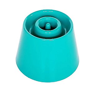 Comedouro Lento Alto Dog Eat Verde Pet Games P