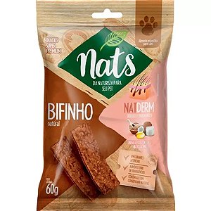 Snack Nats Bifinho Natural NatDerm 60g