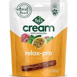 Sticks Recheados Cream Relax Pro 120g - Nats