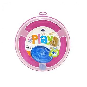 Brinquedo Arranhador Estimulador Gato Bolinha Cat Play Rosa Único