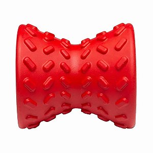 Brinquedo Ampulheta Porta Petisco SnaX Bacon para Cães Hercules Vermelho Único