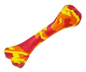 Brinquedo Ossos Grandes Borracha Macico Z
