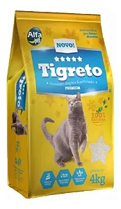 Areia Hig P/gato Tigreto Premium 4kg