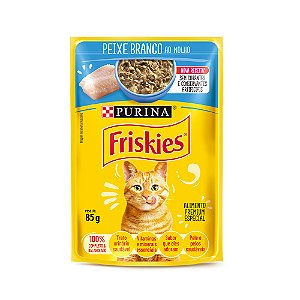 Rc Friskies 85g Cat Peixe Branco Ao Molh