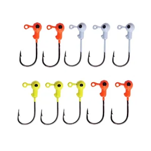 Anzol Jig Head Aco Carbono 2,5g Color 10uni