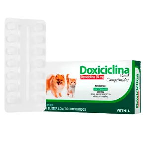 Doxiciclina Vetnil 25mg Cpr