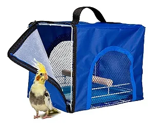 Bolsa Transporte Calopsita Jel Plast Azu