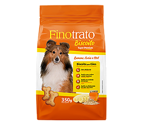 Biscoito Finotrato 350g Banana/aveia/mel