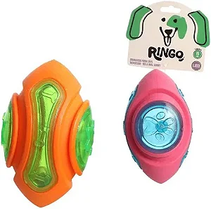 Brinquedo Ringo Mord Bola Oval C/led