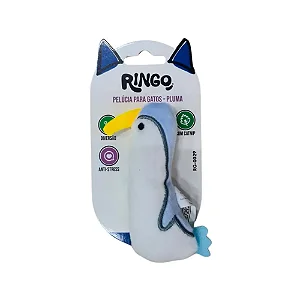 Brinquedo Ringo Gato Pelucia Animal Pluma Rg-0029
