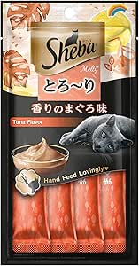 Petisco Sheba 12g Crem Atum/camarao 4uni