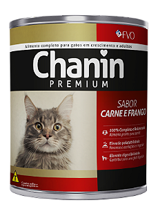 Pate Chanin Carne/frango Lata 280g