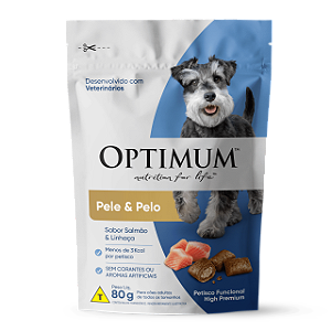 Petisco Optimum Dog C&amp;t Pelo E Pele 80g