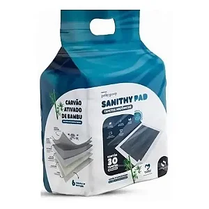Tapete Hig Sanithy Pad Carbon 80x60 30un