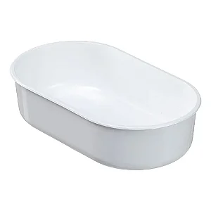 Banheira Oval Leitosa Media