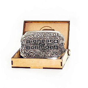 Fivela Rionegro & Solimões Exclusiva 10cm x 6cm