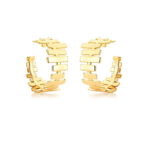 BRINCO MEIA ARGOLA COLUNA