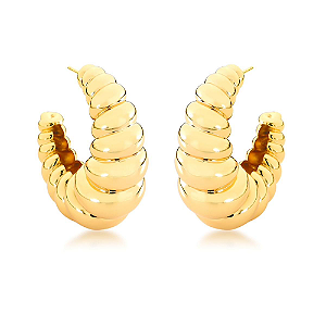 BRINCO MEIA ARGOLA GOMOS LISOS