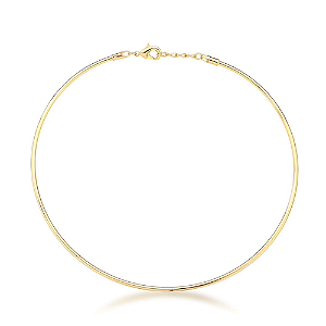 ARO CHOKER REDDNDO 2MM DOURADO