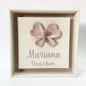 Porta maternidade 3D com borboleta