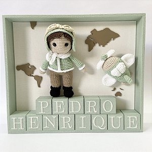 Porta maternidade masculino aviador
