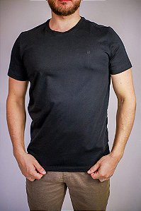 Camsieta Algodão Egípcio Preto