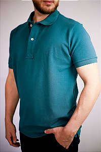 Polo Masculina Manga Curta Ros3000 Verde