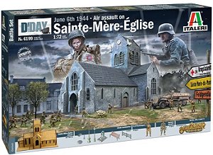 Batalha da Normandia - Sainte-Mère-Eglise 6 June 1944 - Italeri #6199 1 : 72