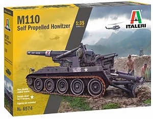 M110 Auto-propulsionador Howitzer - Italeri #6574 1:35