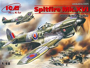 Spitfire Mk.XVI - WWII British Fighter - ICM #48071 1:48