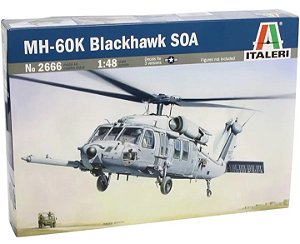 Helicóptero Militar MH-60K Blackhawk SOA - Italeri #2666 1:48