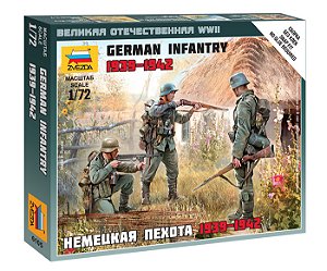 Figura German Infantry 1939-1942 - Zvezda #6105 1:72