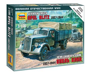 Figura German Truck Opel Blitz (1937-1944) - Zvezda #6126 1:100