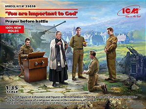 Figura Prayer before battle (Reze antes da batalha) WWII - ICM #35616 1:35