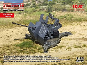Flak 38 WWII German AA Gun - ICM #35717 1:35